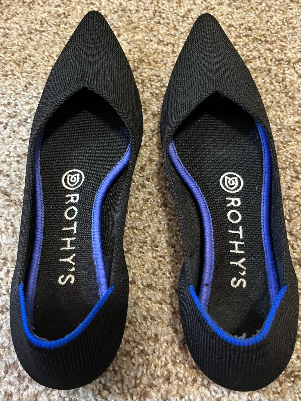 Rothy's The Black Pointed Flats